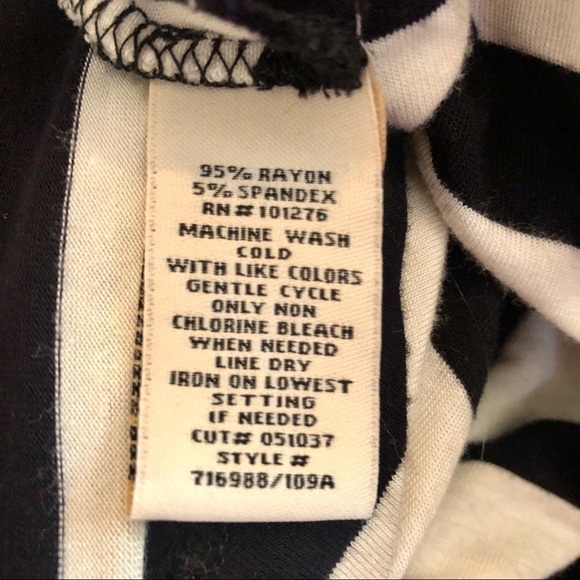 ECI black and white striped maxi. Large - Picture 12 of 13